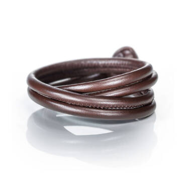 Lederarmband braun von Capolavoro bei Juwelier Jasper in Lippstadt
