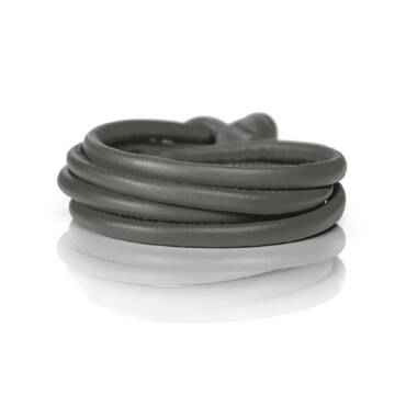 38 dunkelgrau Lederarmband Dunkelgrau von Capolavoro bei Juwelier Jasper in Lippstadt