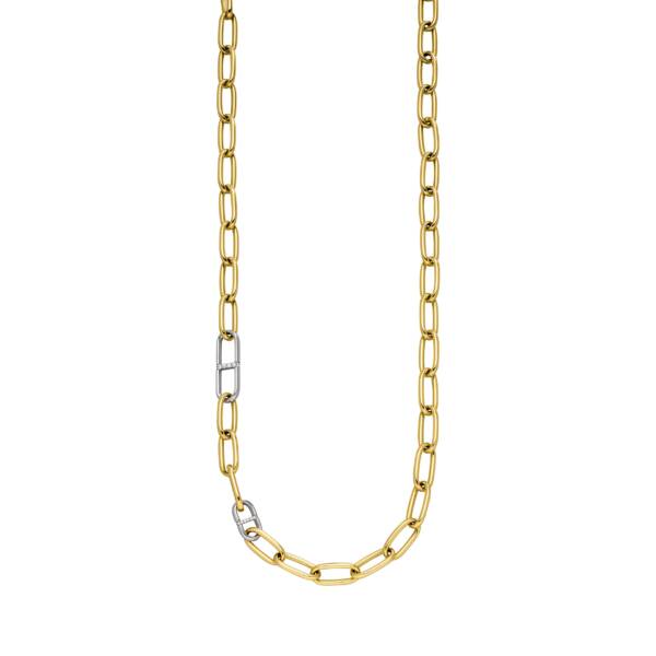 Gelb- und Weißgold Kette mit Diamanten von Clioro bei Juwelier Jasper in Lippstadt