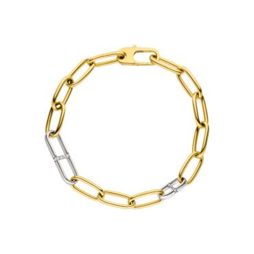 Gelb- und Weißgold Armband mit Diamanten von Clioro bei Juwelier Jasper in Lippstadt