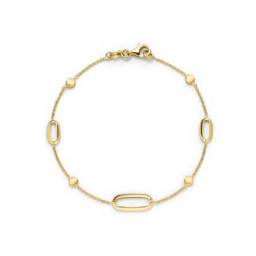 Gelbgold Armband mit ovalen Elementen von Elaine Firenze bei Juwelier Jasper in Lippstadt