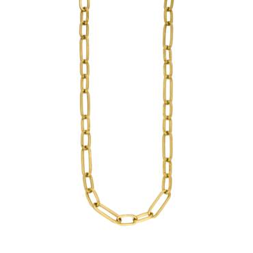 Gelbgold Collier mit großen Elementen von Elaine Firenze bei Juwelier Jasper in Lippstadt