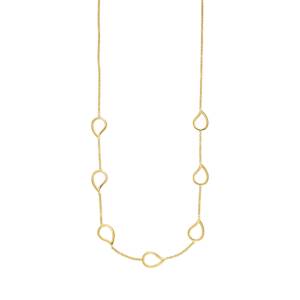 Gelbgold Kette mit Tropfen Elementen von Elaine Firenze bei Juwelier Jasper in Lippstadt