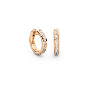 Roségold Ohrringe mit Diamanten von Wurster bei Juwelier Jasper in Lippstadt