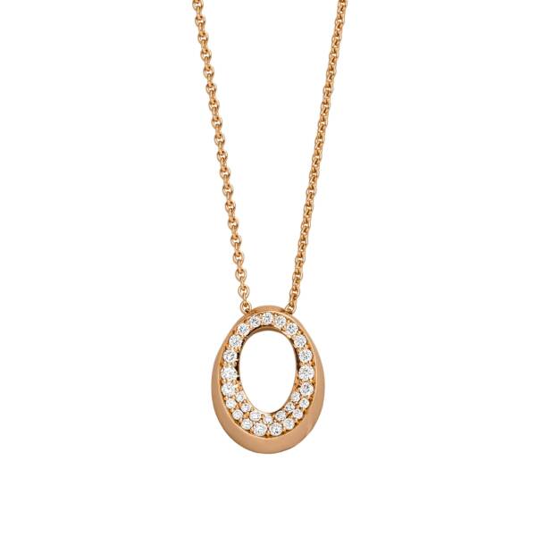 Roségold Collier mit Diamanten von Wurster bei Juwelier Jasper in Lippstadt