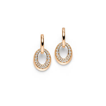 Roségold Ohrringe mit Diamanten von Wurster bei Juwelier Jasper in Lippstadt