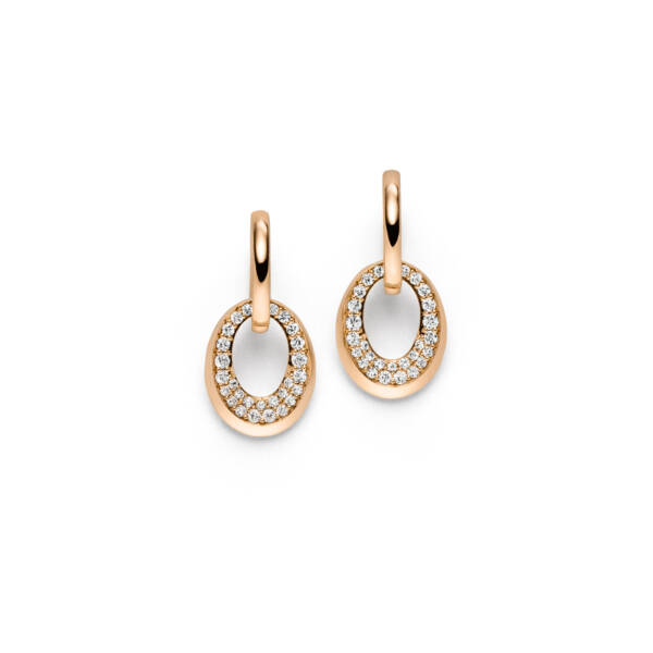 Roségold Ohrringe mit Diamanten von Wurster bei Juwelier Jasper in Lippstadt