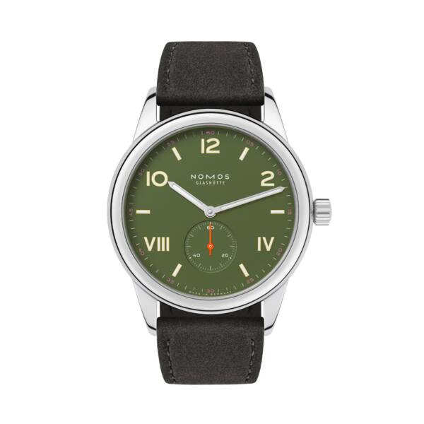 Club Campus 38 All Olive von NOMOS Glashütte bei Juwelier Müller in Kempten und Oberstdorf