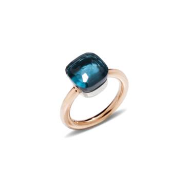 Ring Nudo mit London Blautopas von Pomellato bei Juwelier Müller in Kempten
