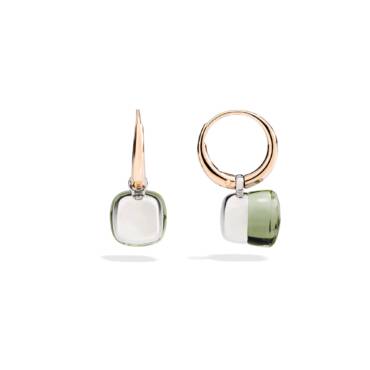 Ohrhänger Nudo Piccolo mit Prasiolith von Pomellato bei Juwelier Müller in Kempten
