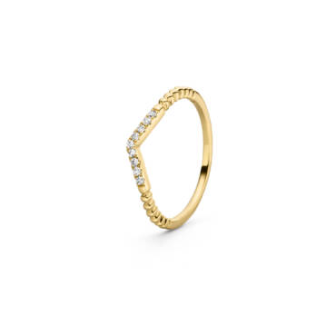 Gelbgold Ring mit Diamanten von Paukner bei Juwelier Müller in Kempten