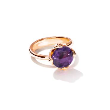 Tulip Ring Small mit Amethyst von Tamara Comolli bei Juwelier Müller in Kempten