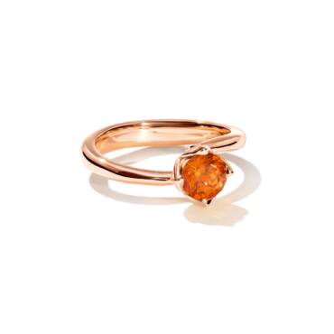Tulip Ring XS mit Mandarin Granat von Tamara Comolli bei Juwelier Müller in Kempten