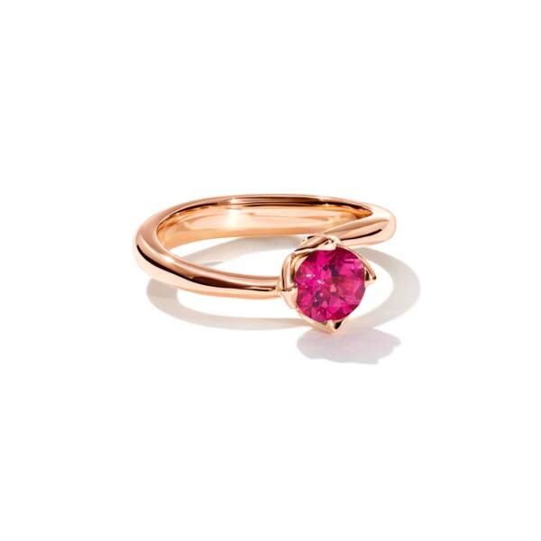 Tulip Ring XS mit Rosa Turmalin von Tamara Comolli bei Juwelier Müller in Kempten