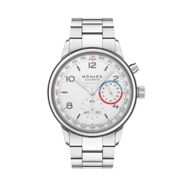 Club Sport Neomatik Weltzeit - Saphirglasboden von NOMOS Glashütte bei Juwelier Müller in Kempten und Oberstdorf