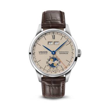 1893 Johannes Dürrstein Edition "Doppelmondphase" von Union Glashütte bei Juwelier Müller in Kempten und Oberstdorf