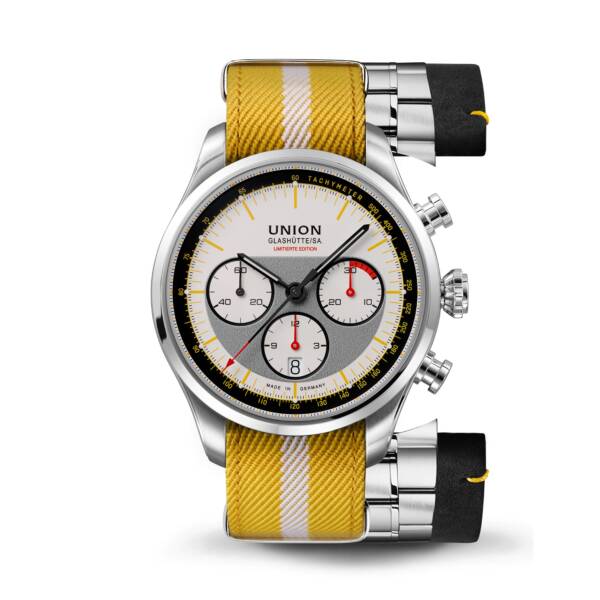 Belisar Chronograph Limitierte Edition Silvretta Classic von Union Glashütte bei Juwelier Müller in Kempten und Oberstdorf