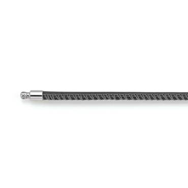 Ledercollier genäht 3mm von Jörg Heinz bei Juwelier Müller in Kempten