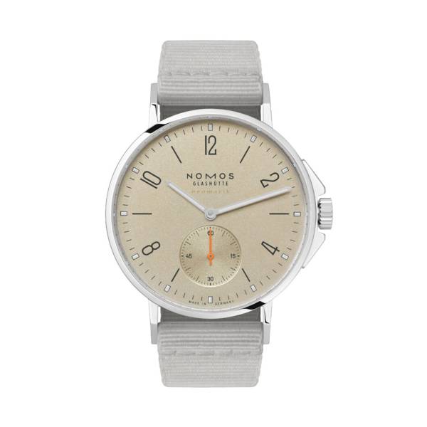 Ahoi neomatik sand - Saphirglasboden von NOMOS Glashütte bei Juwelier Müller in Kempten und Oberstdorf